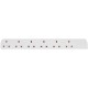 2 Metre 6 Gang Extension White