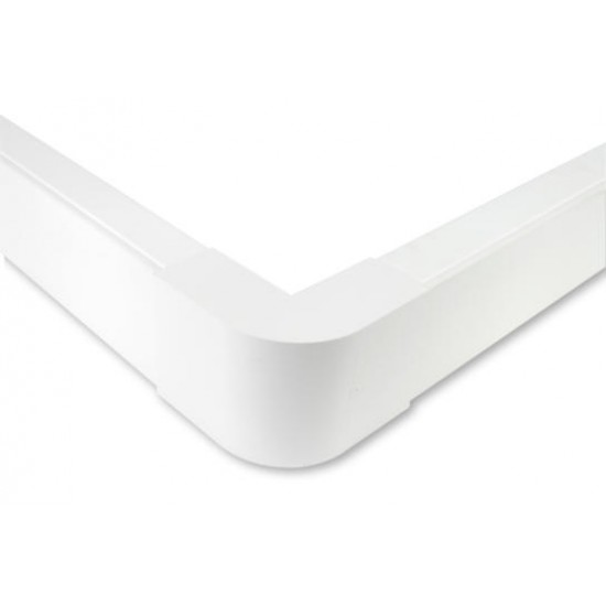 MAES 50/50 WH Plastic Trunking External Angle