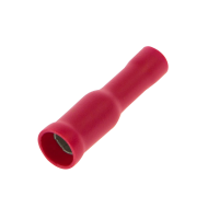 Insulated female bullet Crimp Red 100pk