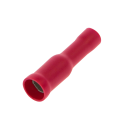Insulated female bullet Crimp Red 100pk