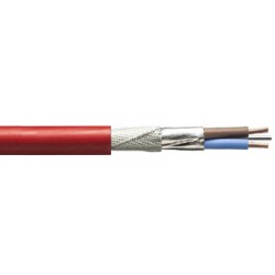 AEI S2C1.5E Cable Firetec 2 Core 1.5mm Red Fire Rated 100mtr