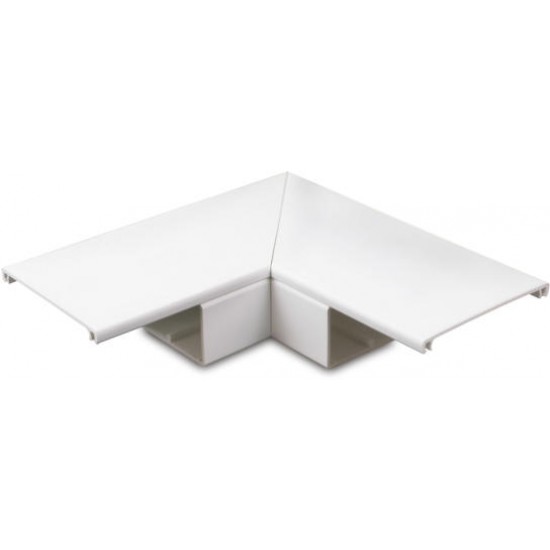 MFW 50/50 WH Plastic Trunking Flat Angle