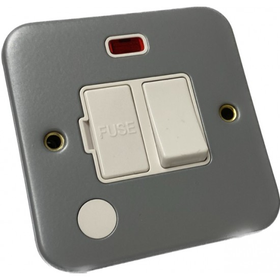Niglon Metalclad 13 Amp Switched Fused Spur Neon Flex Out