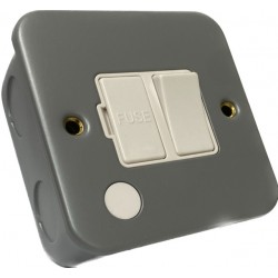 Niglon Metalclad 13 Amp Switched Fused Spur Flex Out