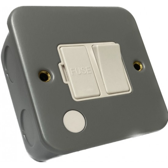 Niglon Metalclad 13 Amp Switched Fused Spur Flex Out