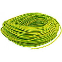 Oversleeving 4mm Green-Yellow 100 Metres