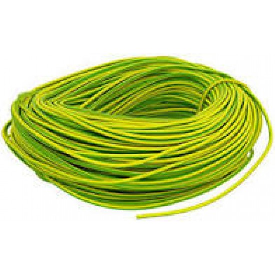 Oversleeving 4mm Green-Yellow 2 Metres