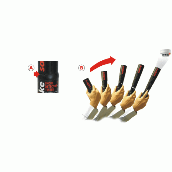 Smoke Sabre  Smoke Aerosol hand-held smoke detector tester 150ml
