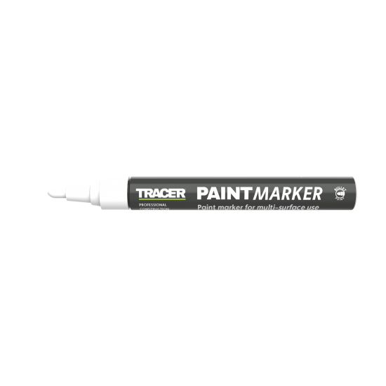 Tracer paint marker White