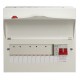 Wylex 10 Way 100A Isolator Incomer Metal Clad Consumer Unit with Type 2 SPD
