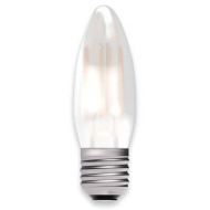 Bell Lighting 05129 4W ES (Edison Screw Cap) LED Satin Filament Candle Bulb Warm White