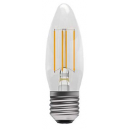 Bell Lighting 05308 4W ES (Edison Screw Cap) LED Clear Filament Candle Bulb Warm White