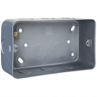 BG MC502 Twin Surface Mount Box Metal