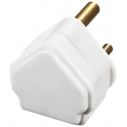 Plugtop 3pin 2A White