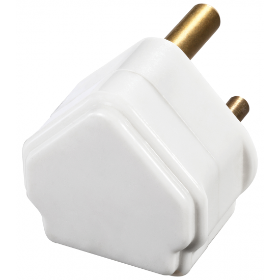 Plugtop 3pin 2A White