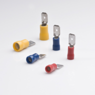 Male Push-on Terminal Red (100)