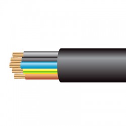 3185Y Black Flex 5core 1.5mm BLK
