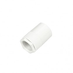 Plastic Conduit Female Adaptor 20mm White