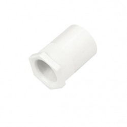 Plastic Conduit Female Adaptor 25mm White