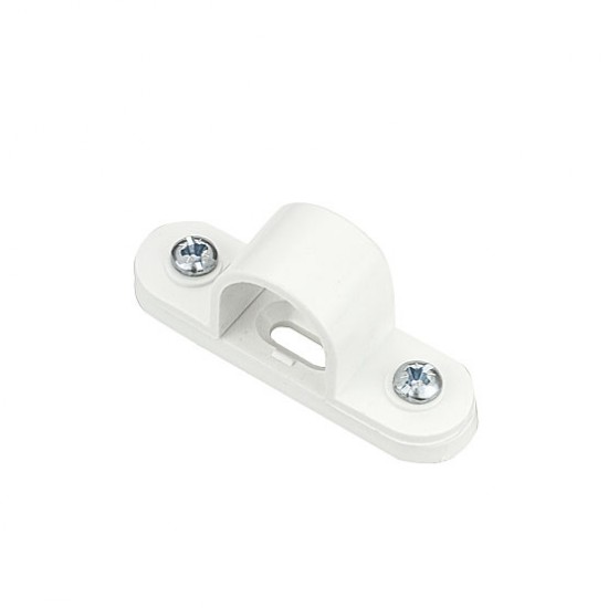 Plastic Conduit Spacer Saddle 20mm White