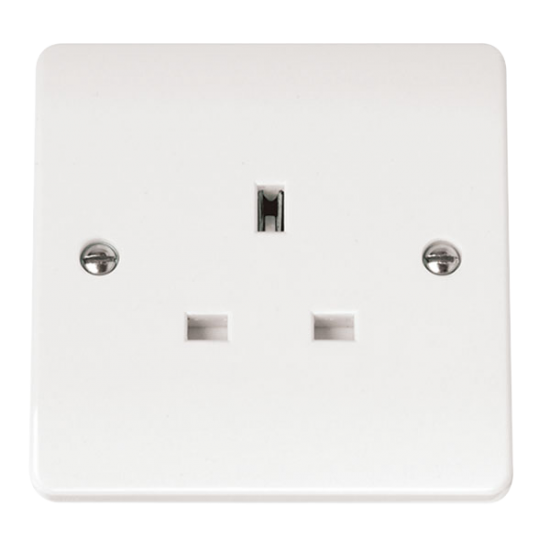 Click CMA030 Socket 1Gang 13A Whi