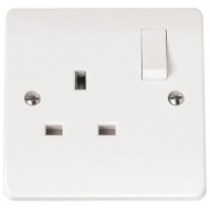 Click Mode 13 Amp Single Switched Socket Double Pole