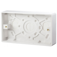 Click Mode 2 Gang 25mm Deep Pattress Box