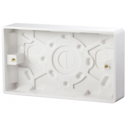 Click Mode 2 Gang 25mm Deep Pattress Box