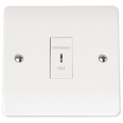 Click Mode 10 Amp 1 Gang Double Pole ‘Emergency Test’ Key switch