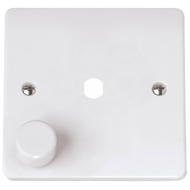 Click Mode 1 Gang Unfurnished Dimmer Plate & Knob  (650W Max)