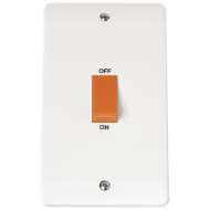 Click Mode 45 Amp Double Pole Vertical Switch