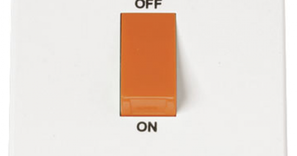 Click Mode 45 Amp Double Pole Vertical Switch