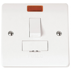 Click Mode 13 Amp Switched Fused Spur Double Pole with Neon