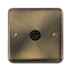 DPAB065BK Deco Plus Single Coaxial Outlet