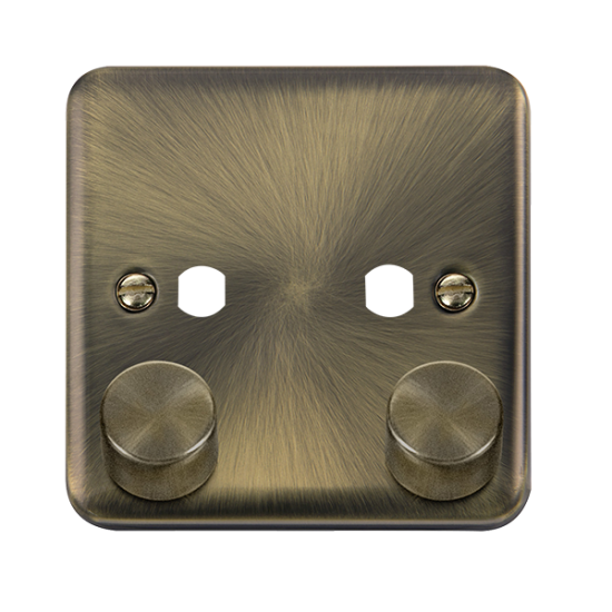DPAB152PL Deco Plus DPAB 2 GANG DOUBLE DIMMER PLAT