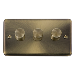 DPAB153 Deco Plus 3 Gang 2 Way 400Va Dimmer Switch