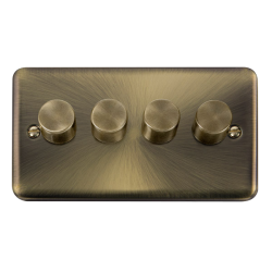 DPAB154 Deco Plus 4 Gang 2 Way 400Va Dimmer Switch