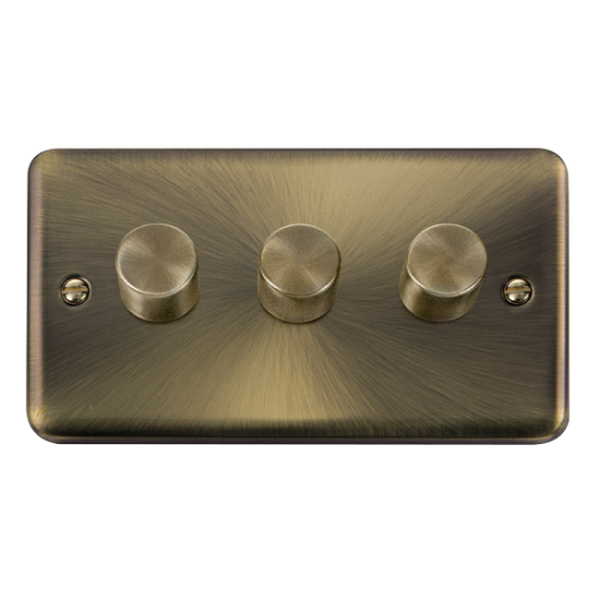 DPAB163 Deco Plus DPAB 3GANG 2WAY 100W LED DIMMER