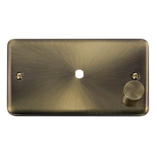 DPAB185 Deco Plus 2 Gang Dimmer Plate & Knob (630W