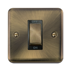 DPAB500BK Deco Plus 45A Ingot 1 Gang DP Switch