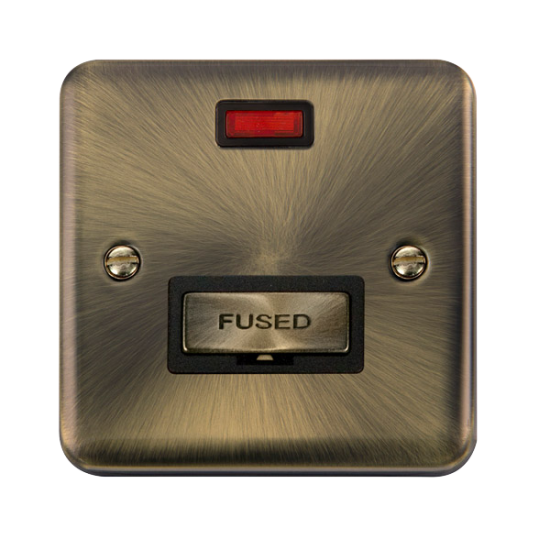 DPAB753BK Deco Plus 13A Ingot Fused Connection Uni