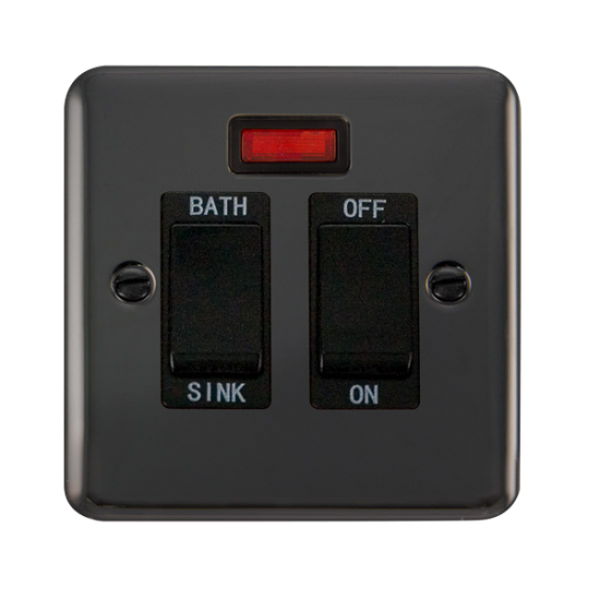 DPBN024BK Deco Plus 20A DP Sink/Bath Switch With N