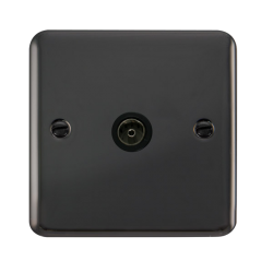 DPBN065BK Deco Plus Single Coaxial Outlet