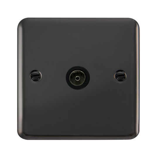 DPBN065BK Deco Plus Single Coaxial Outlet
