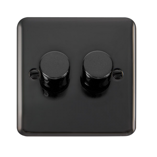 DPBN152 Deco Plus 2 Gang 2 Way 400Va Dimmer Switch
