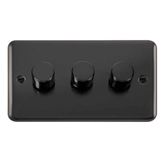 DPBN153 Deco Plus 3 Gang 2 Way 400Va Dimmer Switch
