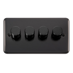 DPBN164 Deco Plus DPBN 4GANG 2WAY 75W LED DIMMER S