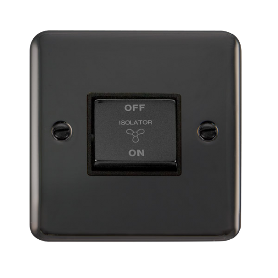 DPBN520BK Deco Plus 10A Ingot 3 Pole Fan Isolation