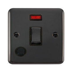 DPBN523BK Deco Plus 20A Ingot DP Switch With Neon