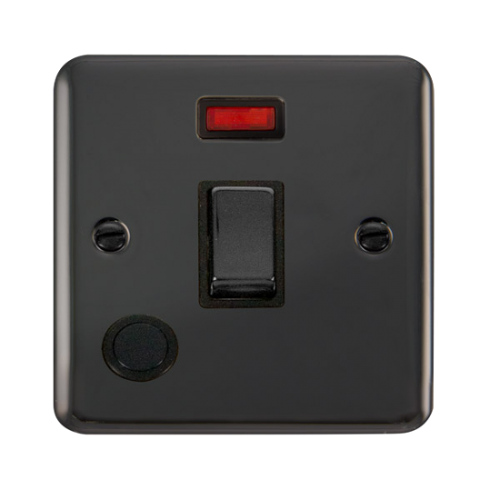 DPBN523BK Deco Plus 20A Ingot DP Switch With Neon